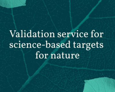 Accountability Accelerator launches validation service for corporate science-based targets for nature